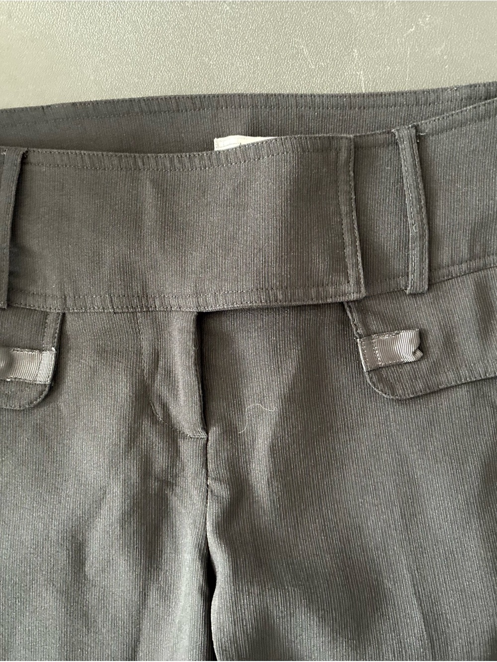 La Belle black pants with a wide leg
